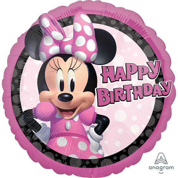 45CM STANDARD HX MINNIE MOUSE FOREVER HAPPY BIRTHDAY S60